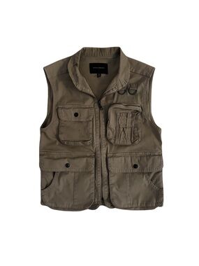 Banana Republic Utility Vest in Khaki